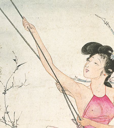 怀仁-胡也佛的仕女画和最知名的金瓶梅秘戏图